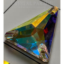 Zodiac Crystal Slim Triangle Sew on Stone - AB
