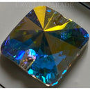 Zodiac Crystal Rivoli Square Sew on Stone - AB