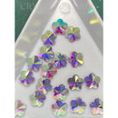 Zodiac Crystal Flower Shape 6mm  AB Pack of 20