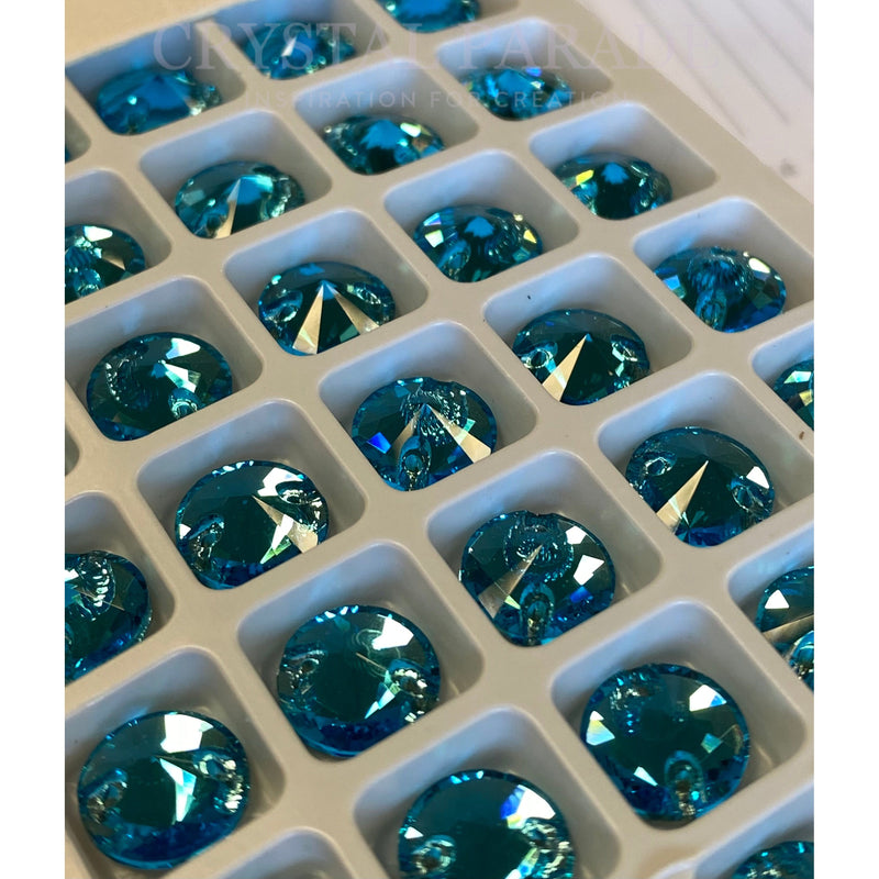 Zodiac Rivoli Sew on Stone - Aquamarine