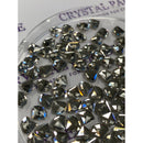 Limited Edition - Zodiac Crystal Fan Shape 6mm Clear - Pack of 20