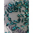 Zodiac Slim Raindrop Shape 6mm Aquamarine - Pack of 20