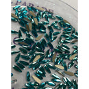 Zodiac Slim Raindrop Shape 6mm Aquamarine - Pack of 20