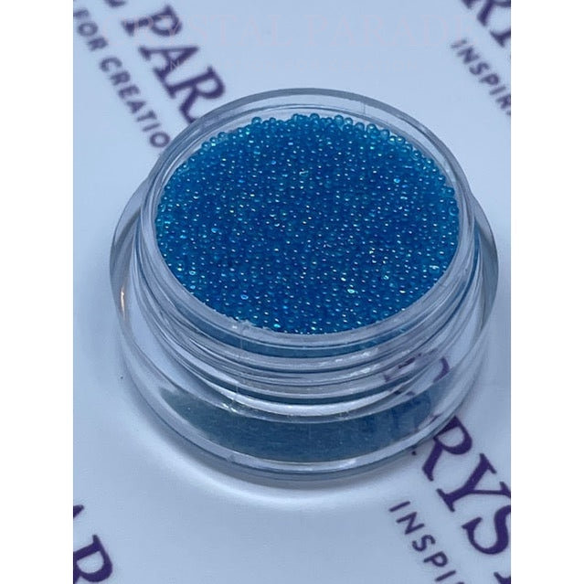 Mini Caviar Beads 5g in handy storage pot - Mermaid Denim