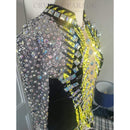 Preciosa Square Sew On Stone, AB,