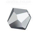 Preciosa Bicone Bead Jet Light Hematite