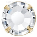 Preciosa MC Chaton Maxima Single Stone Setting Gold - Clear