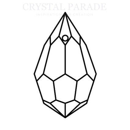Preciosa MC Drop Pendant 681 - Light Amethyst