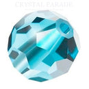 Preciosa Round Bead - Aqua Bohemica AB