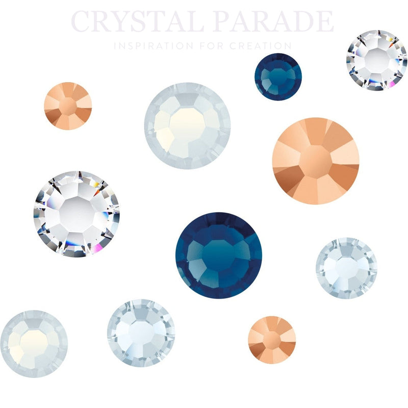 Preciosa Crystal Mix Pack of 100 - Moon & Stars