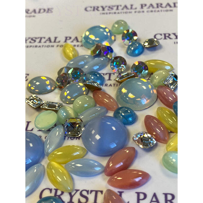 Swarovski & Preciosa Deluxe Crystal Mix - Opal Rain