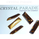 Swarovski 4547 Fancy Baguette 30x10mm - 1 Piece Light Smoked Topaz