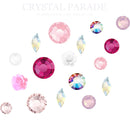 Preciosa Crystal Mix Pack of 100 - Parisian Rose
