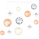 Preciosa Crystal Mix Pack of 100 - Peach Bellini