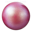 Preciosa Round Pearl Pearlescent Red