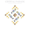 Preciosa Hotfix Transfers - Patchwork Square