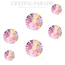 Zodiac Crystals Mixed Sizes Pack of 200 - Rose AB