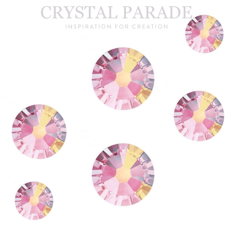 Zodiac Crystals Mixed Sizes Pack of 200 - Rose AB