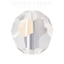 Preciosa Round Bead - Argent Flare