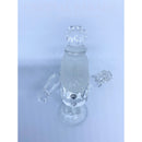 Crystal Glass Santa Figurine Ornament
