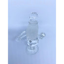 Crystal Glass Santa Figurine Ornament