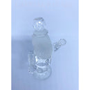 Crystal Glass Santa Figurine Ornament