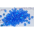Preciosa Bicone Bead Sapphire Glitter