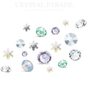 Preciosa Crystal Mix Pack of 100 - Snowflake Shimmer