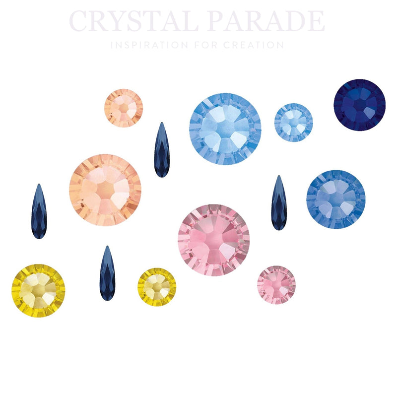 Preciosa Crystal Mix Pack of 100 - Summer Skies