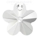 Swarovski 6744 Flower Pendant 14mm Clear - Pack of 2