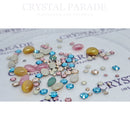 Preciosa Crystal Mix - Pack of 100 Tea Party + Free Vintage Swarovski Pears + FREE caviar beads