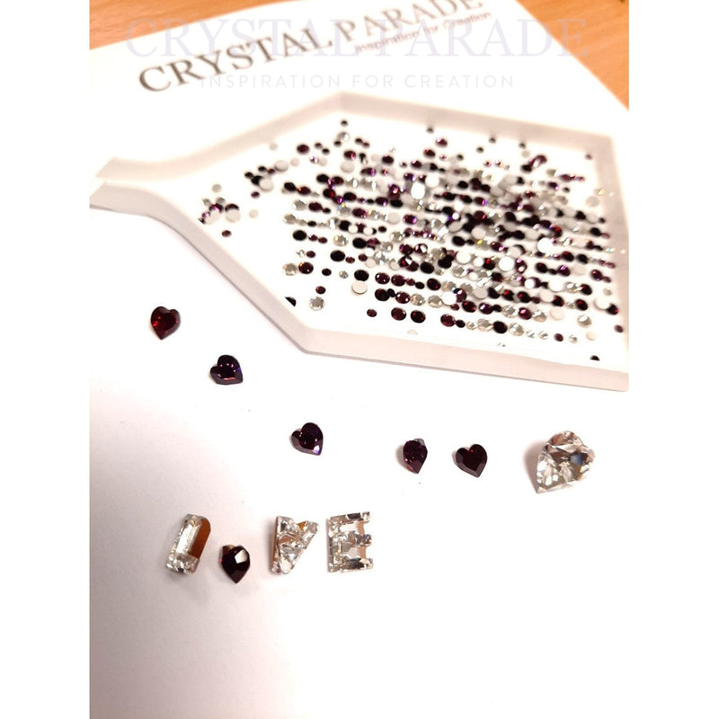 WITH LOVE Valentine's Crystal Mix - Pack of 100 inc. Swarovski Hearts