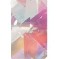 Coffin Chandelier Crystals - AB