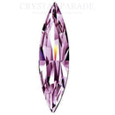 Preciosa Fancy Slim Navette - Amethyst