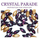 Preciosa Pointy Back Navette - Amethyst