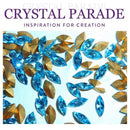Preciosa Pointy Back Navette - Aquamarine
