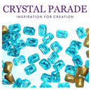 Preciosa Pointy Back Octagon - Aquamarine