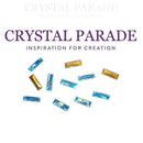Swarovski 4501 Fancy Baguette 7x3mm - Pack of 12 Aquamarine