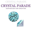 Swarovski 1100 Pointy Back Round Chaton Various Sizes - Aquamarine