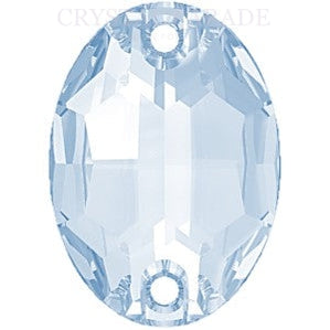 Zodiac Crystal Oval Sew on Stone - Aquamarine