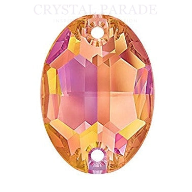 Zodiac Crystal Oval Sew on Stone - Astral Pink