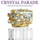 Swarovski 4501 Fancy Baguette 3x2mm - Pack of 24 Clear