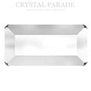 Preciosa Maxima Baguette 4x2mm Pack of 20 - Clear