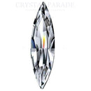 Preciosa Fancy Slim Navette - Black Diamond