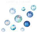 Preciosa Crystals Mixed Sizes SS16 - SS34 Pack of 50 - Blue Mix