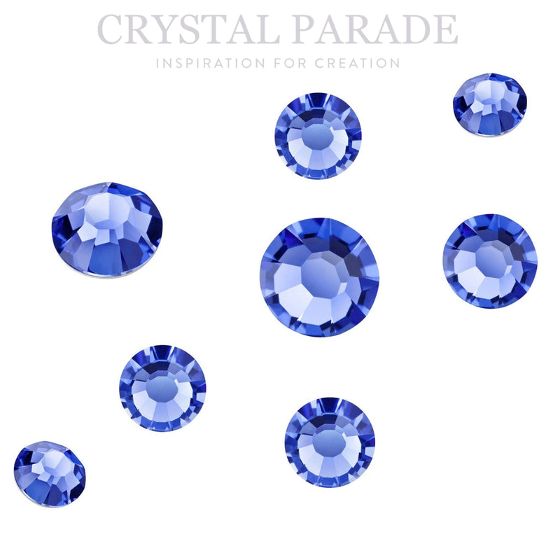 Preciosa Maxima No Hot Fix Crystals Mixed Sizes - Pack of 200 Blue Violet