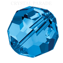 Preciosa Round Bead - Capri Blue