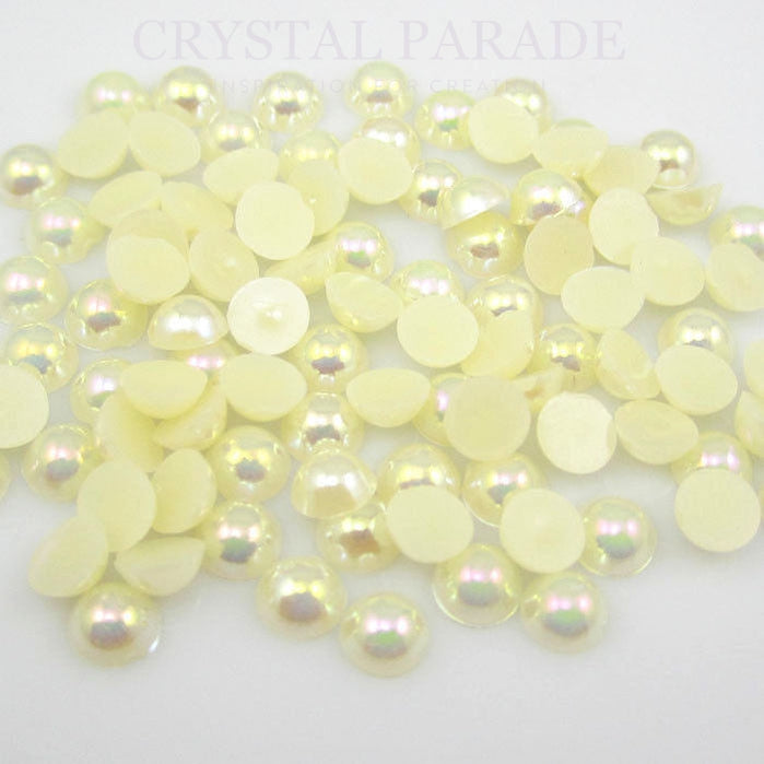 Zodiac Flatback Pearls - Ivory AB (P38)