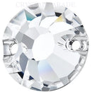 Preciosa Chaton Rose Sew On Stone - Clear