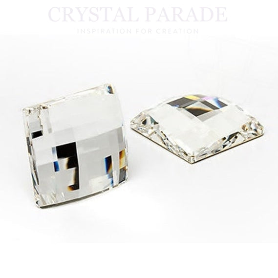 Swarovski 8mm Clear Crystal Chessboard - Pack of 30